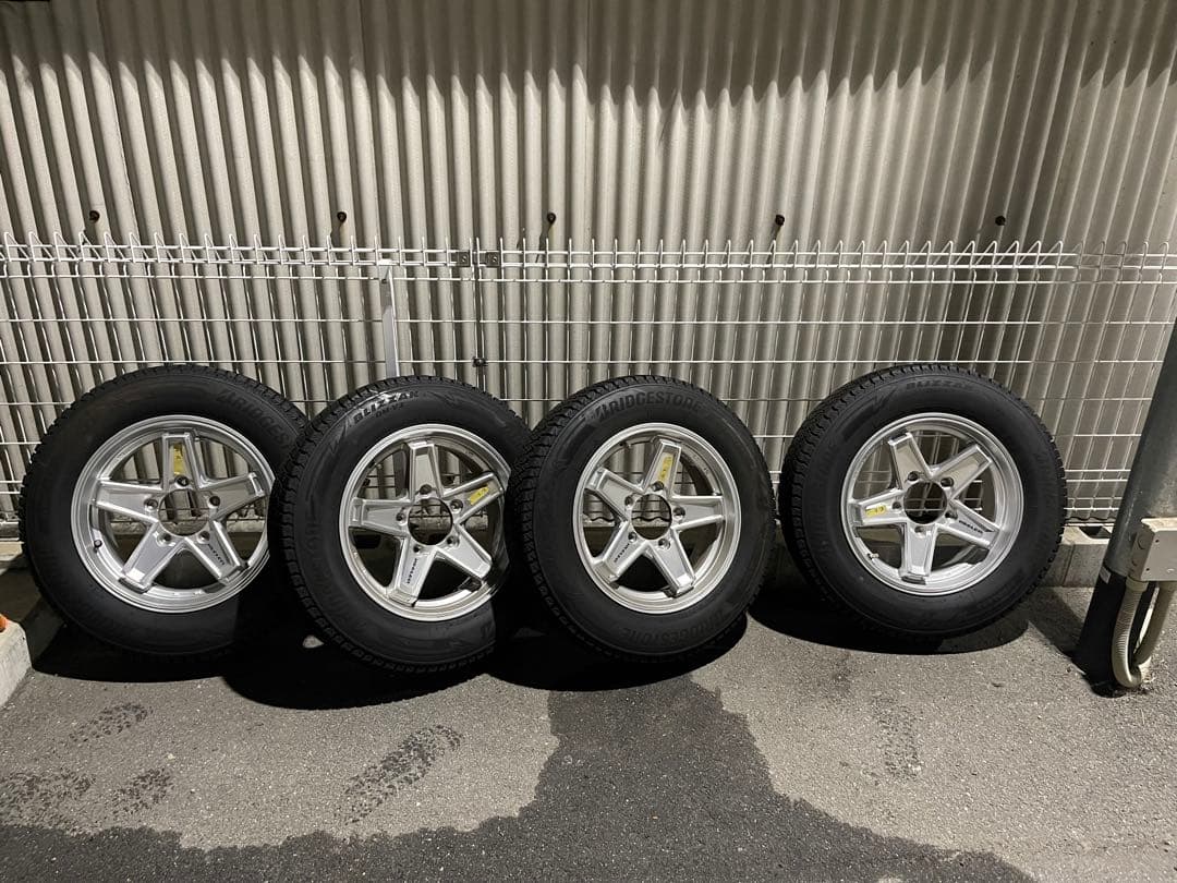 ジムニー 175/80R16 スタッドレスセット4本 美品 バリ溝