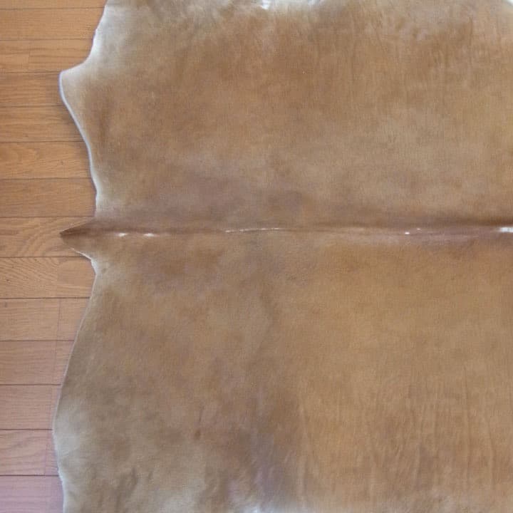 カウラグ 牛革 天然 レザー マット カーペット ラグマット