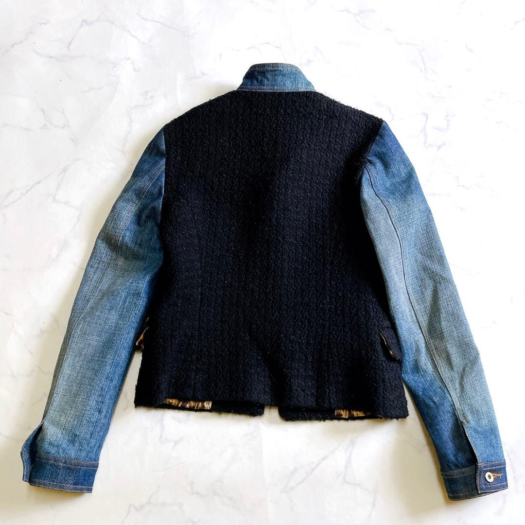希少 DOLCE & GABBANA Gジャン 38 フロントボタン欠品 y2k