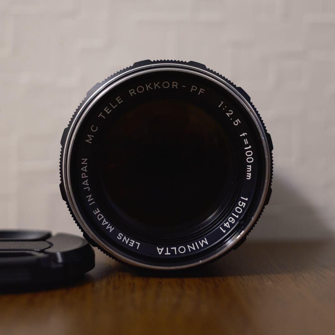 レンズ(単焦点) MINOLTA MC TELE ROKKOR-PF 100mm f/2.5