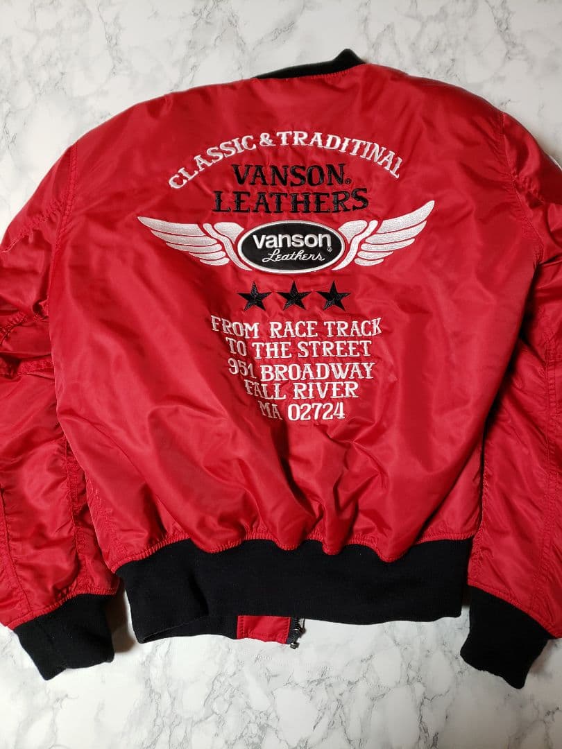 ゆ*き様 VANSON ライダー赤ジャケット