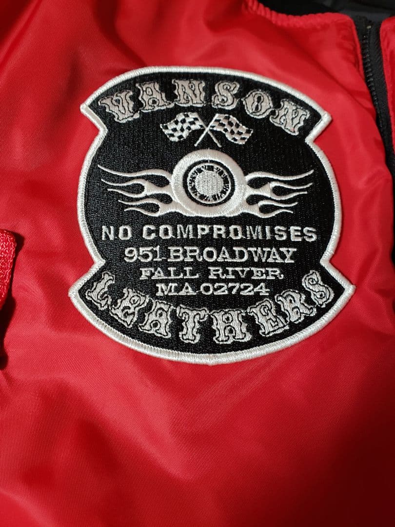 ゆ*き様 VANSON ライダー赤ジャケット