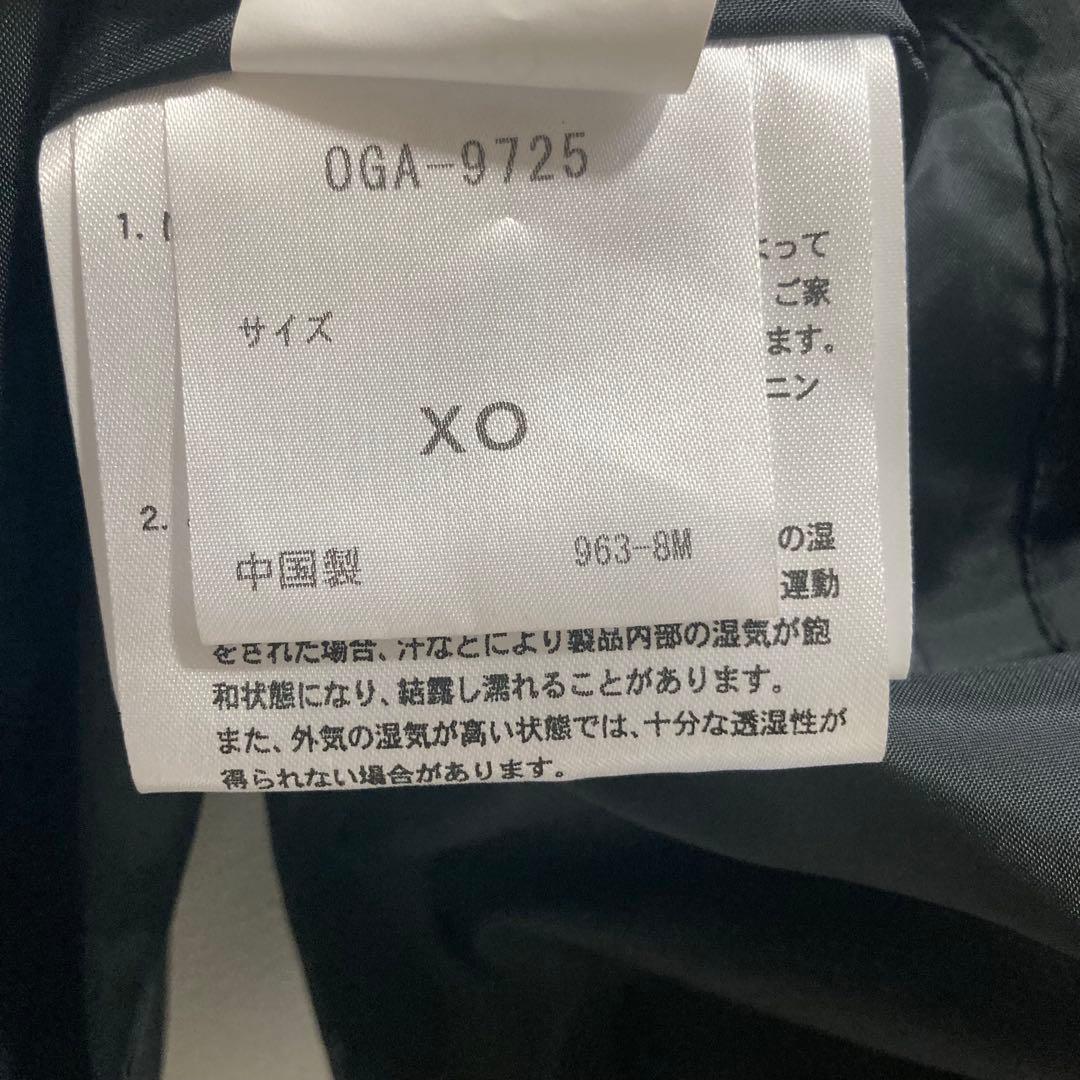 【月優】オガサカスキー デサント　ポンチョ ロングコート 黒 XO