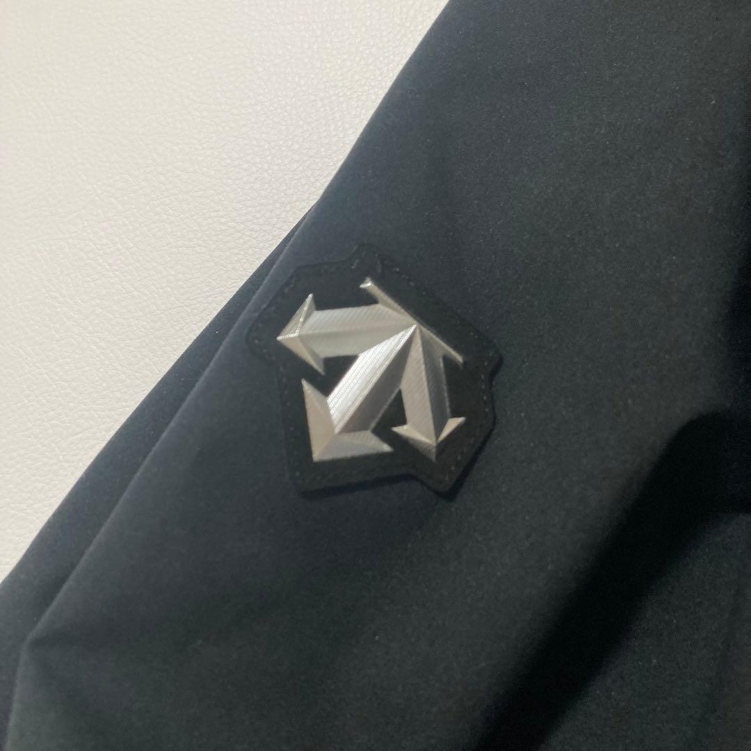 【月優】オガサカスキー デサント　ポンチョ ロングコート 黒 XO