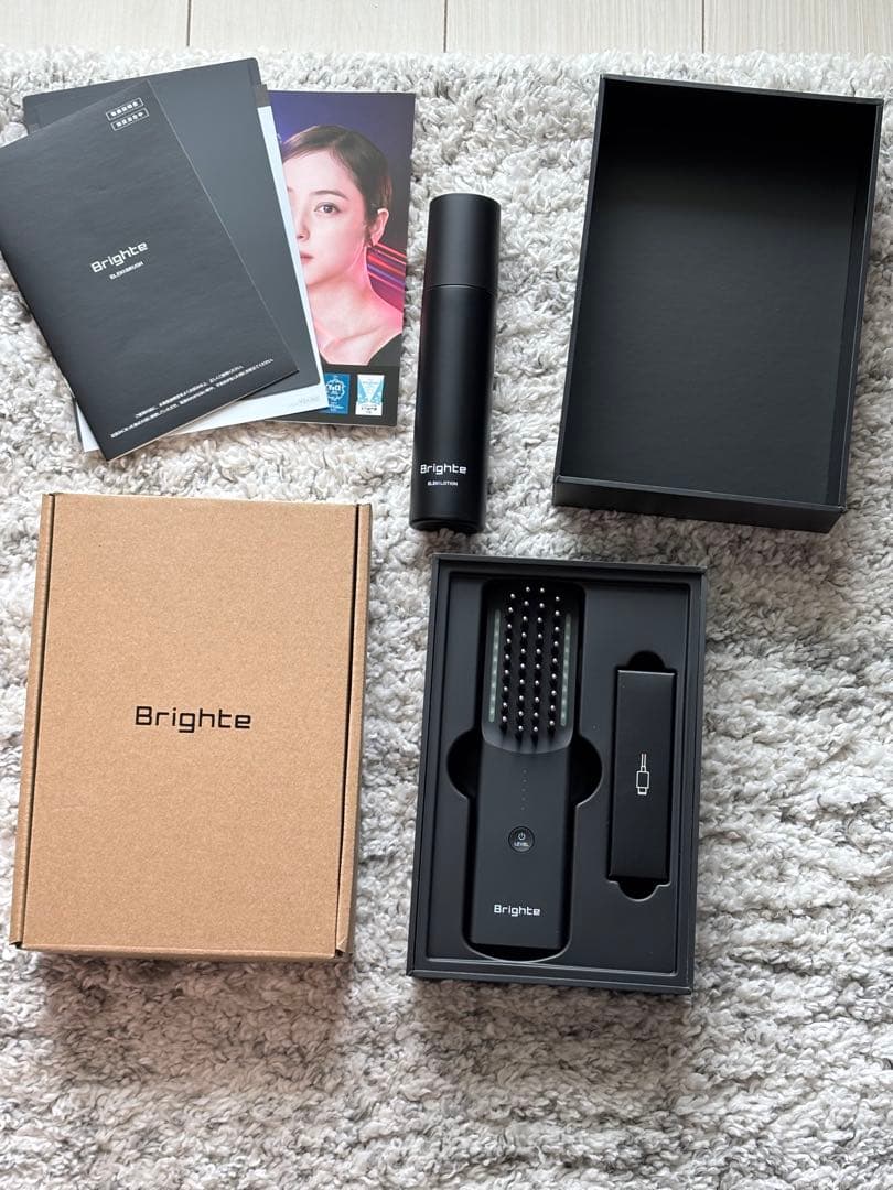 【☆ＲＹＯ☆】エレキブラシ　Brighte 美顔器 レベル調整機能付き