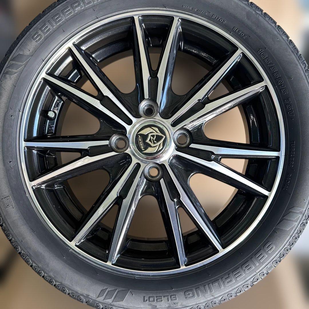 15インチ weds タイヤ　ホイールセット