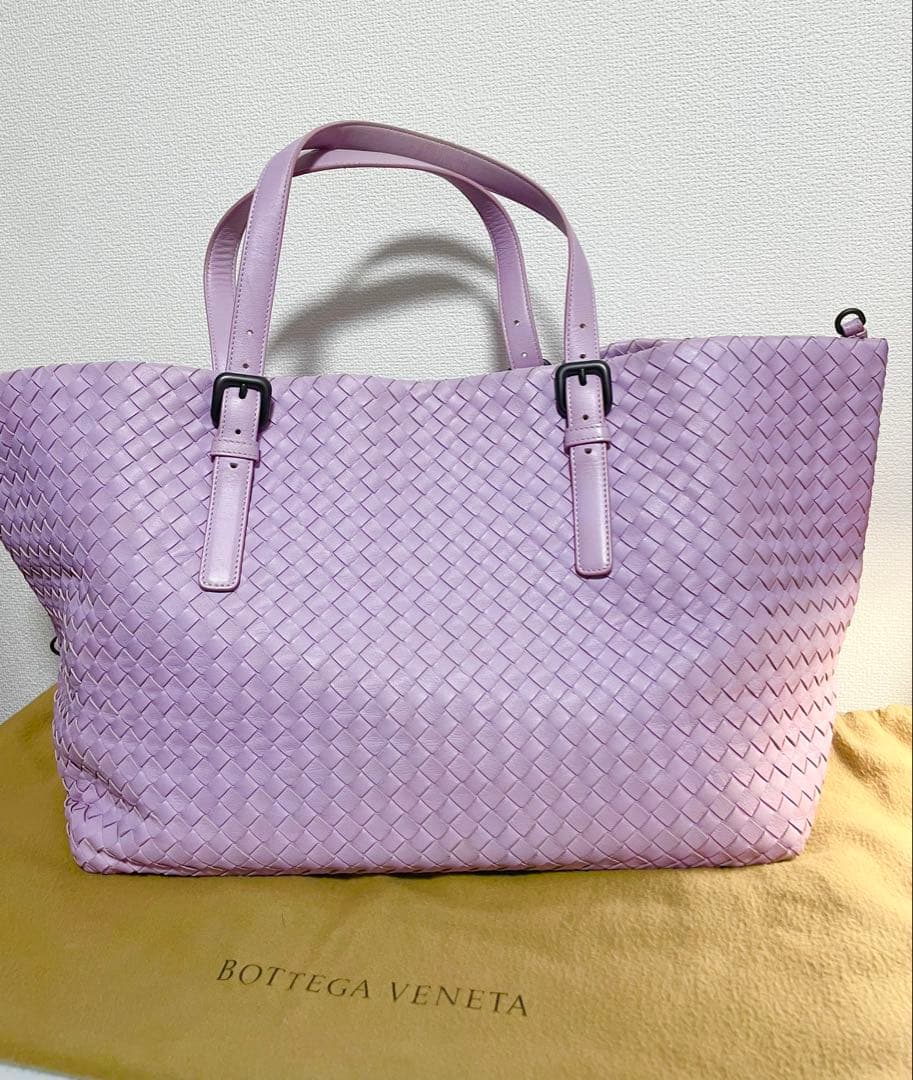 Bottega Veneta 紫 トートバッグ/ラージサイズ