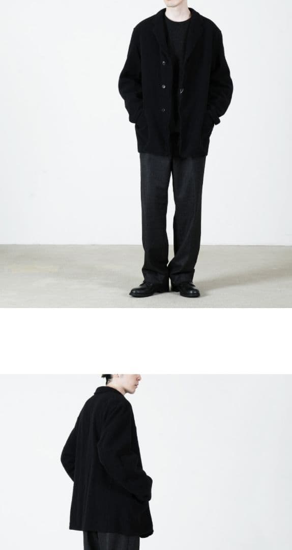 25AW COMOLI(コモリ) 縮絨ウール ジャケット C03-01023