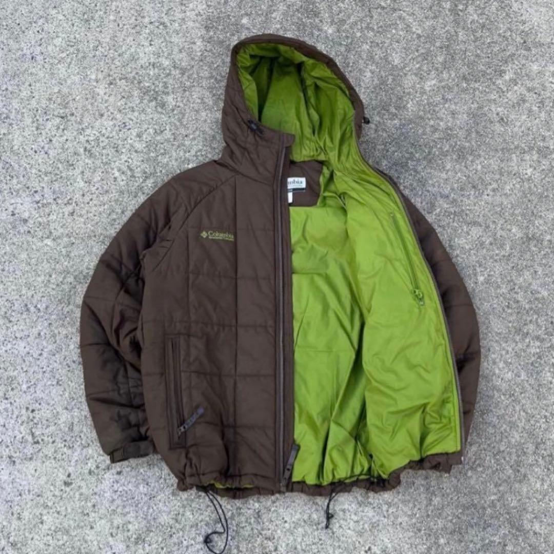 ジャケット・アウター 90s Columbia hooded puffer jacket brown