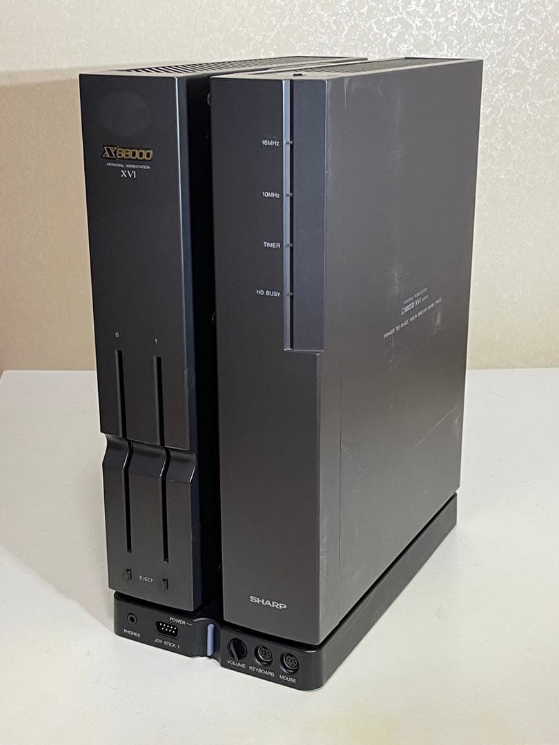 ●SHARP X68000 XVI フルメンテナンス済 電源改静音ファン●