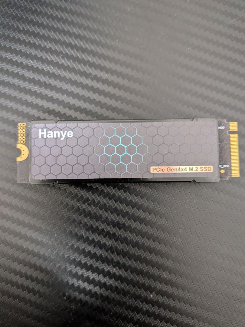 ps5対応！Hanye PCIe Gen4x4 M.2 SSD　2tb