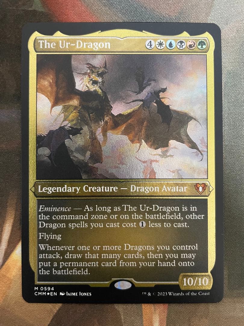 【MTG】【EN】【エッチングFoil】《始祖ドラゴン》