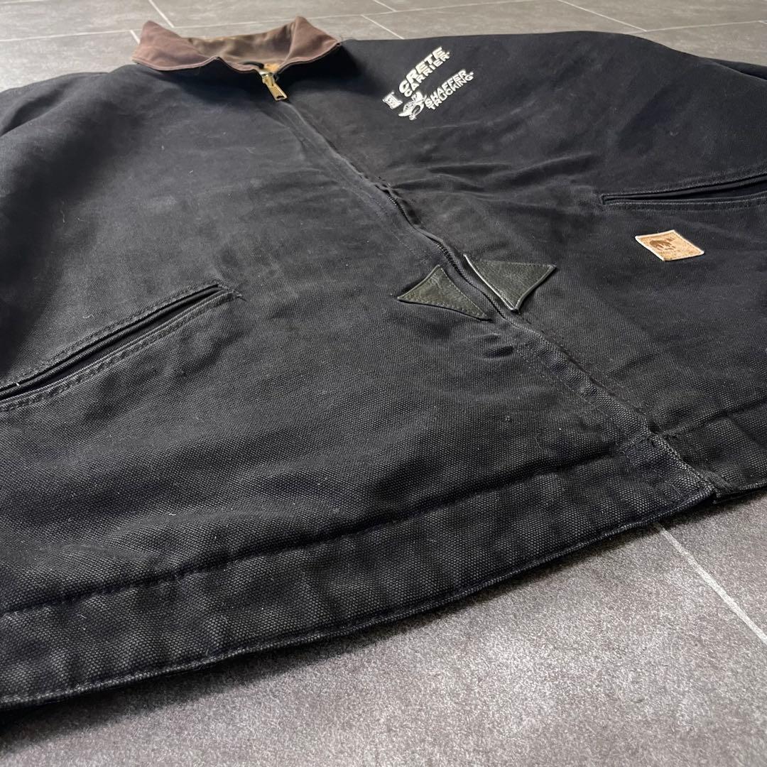 90's W.BEAR ダックアクティブジャケット 黒 ワークブルゾン