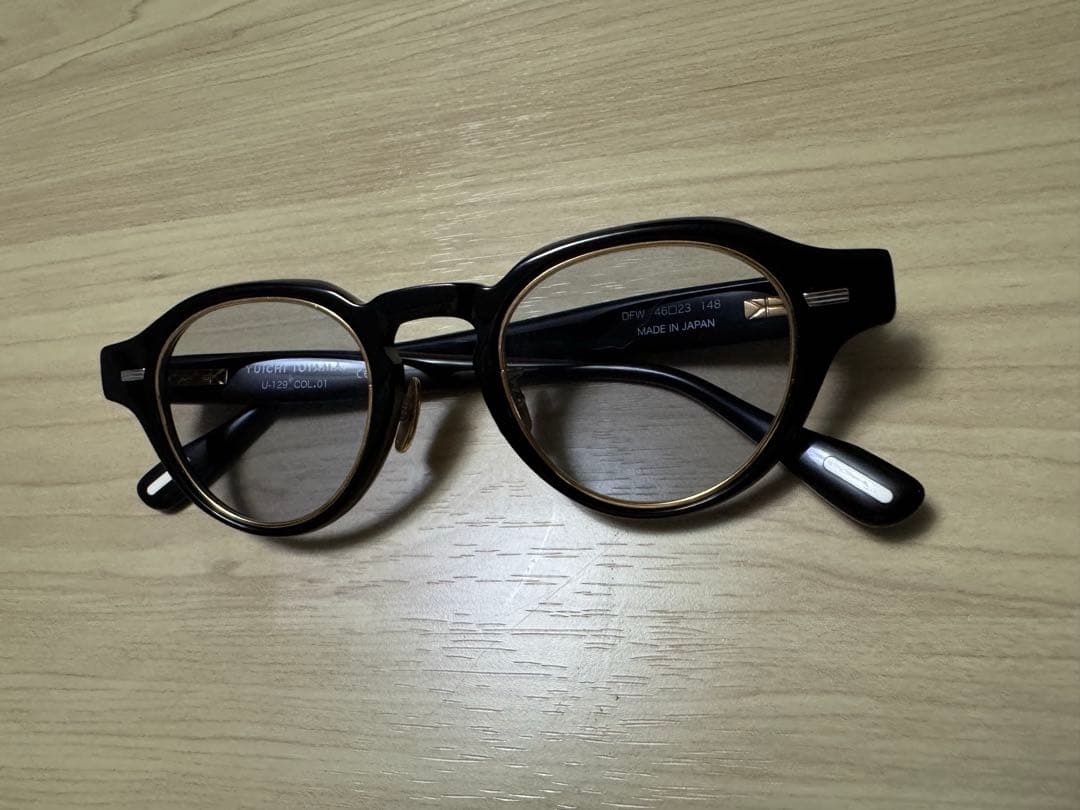 ユウイチトヤマ YUICHI TOYAMA U-129 COL.01 メガネ