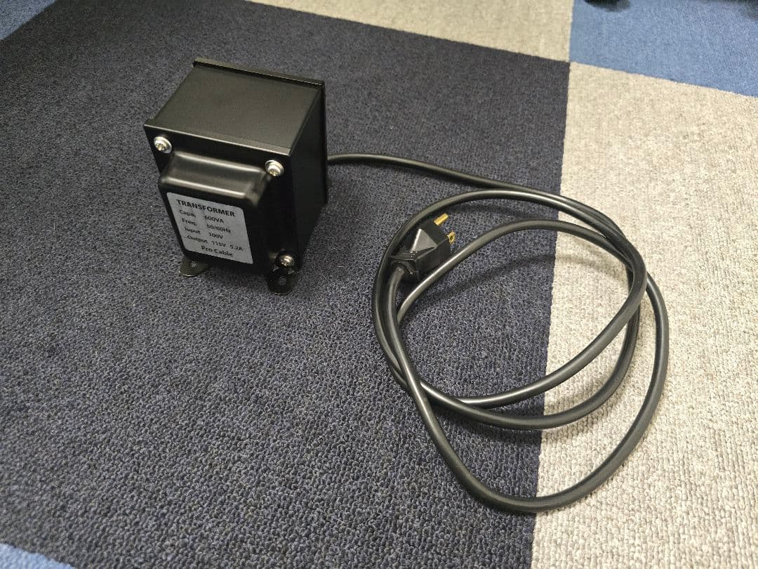 プロケーブル 115V 昇圧トランス 非メッキ