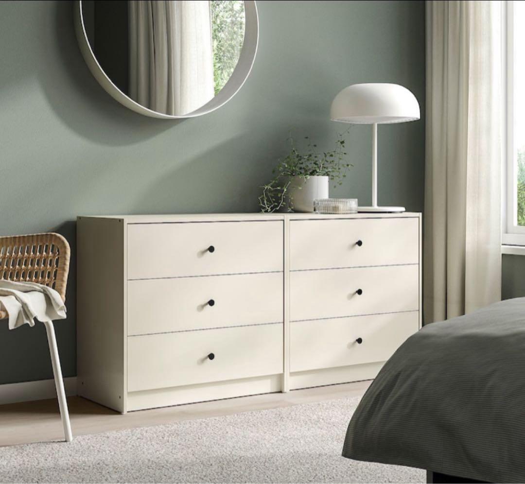 【組立済＆送料込】ライトベージュ　GURSKEN グールスケン　チェスト イケア