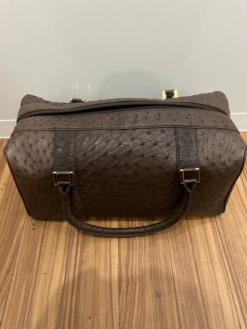 美品！オーストリッチ　ボストンバック　定価29万