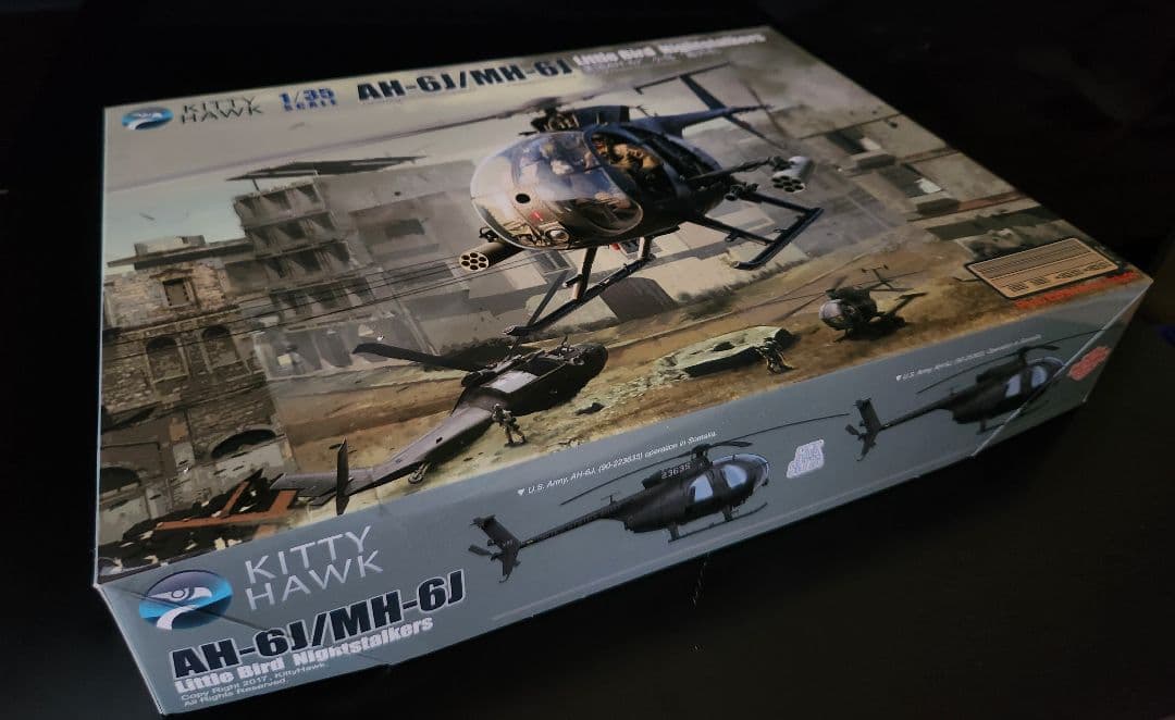 KTTYYHAWK 1/35 AH-6J/MH-6Jリトルバード ヘリコプター