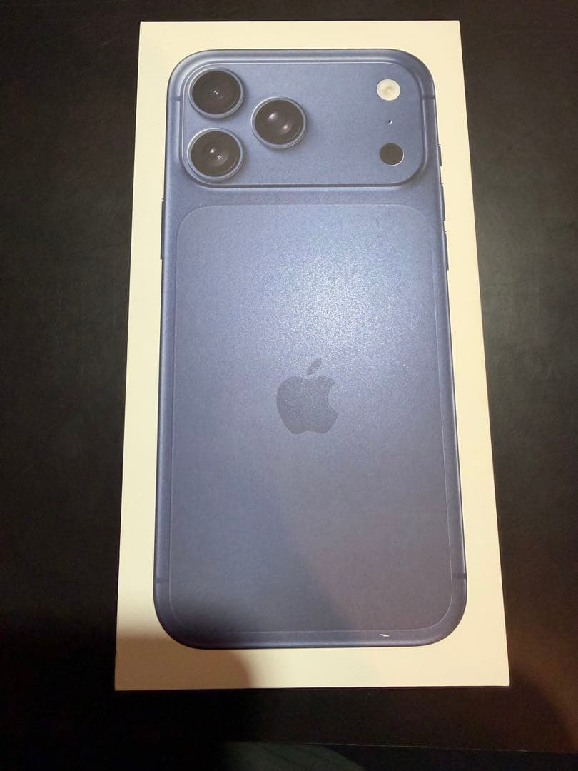 Apple iPhone 17 Pro Max ディープブルー　本体