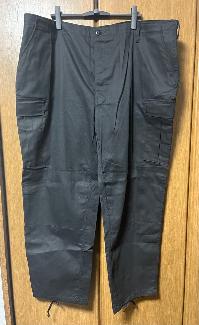美品 ROTHCO カーゴパンツ USA製 XXXL 4L ブラック 黒 ロスコ
