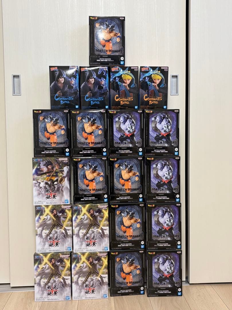 ドラゴンボール 、ナルト、ワンピース　プライズまとめ売り