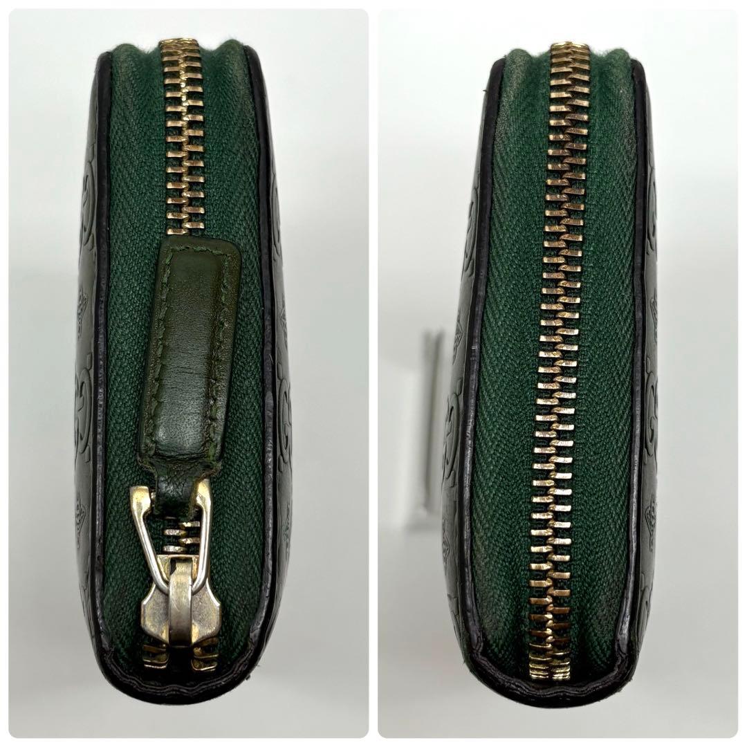 GUCCI グッチ　長財布　ラウンドファスナー　GG アニマリエ　ビー