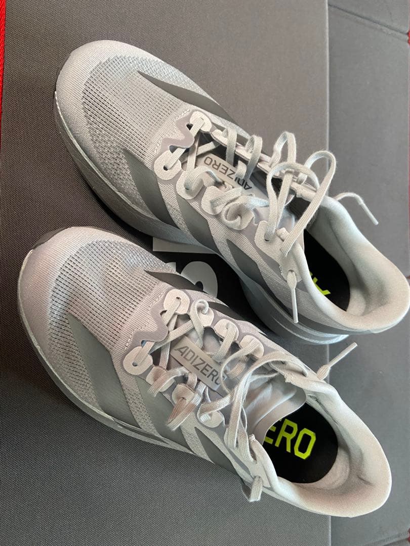 ADIZERO EVO SLグレー 走行距離5km 27.5cm