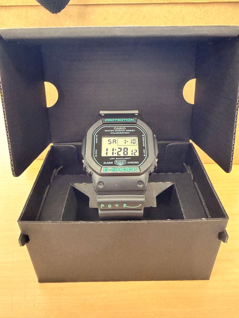 G-SHOCK デジタル腕時計 ブラック　ポーター