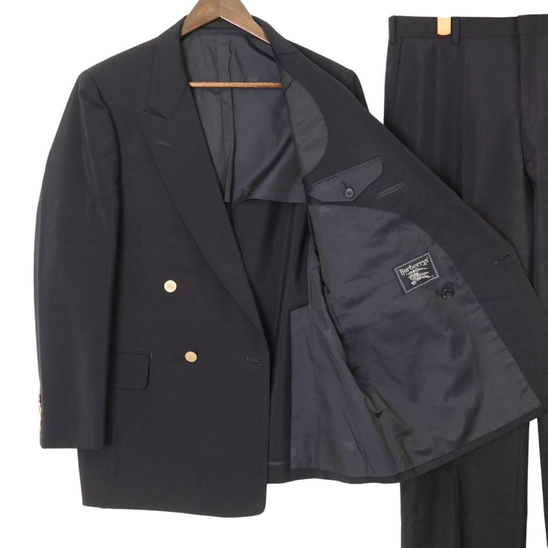 【美品】Burberrys ダブルブレザー スーツ セットアップ AB6