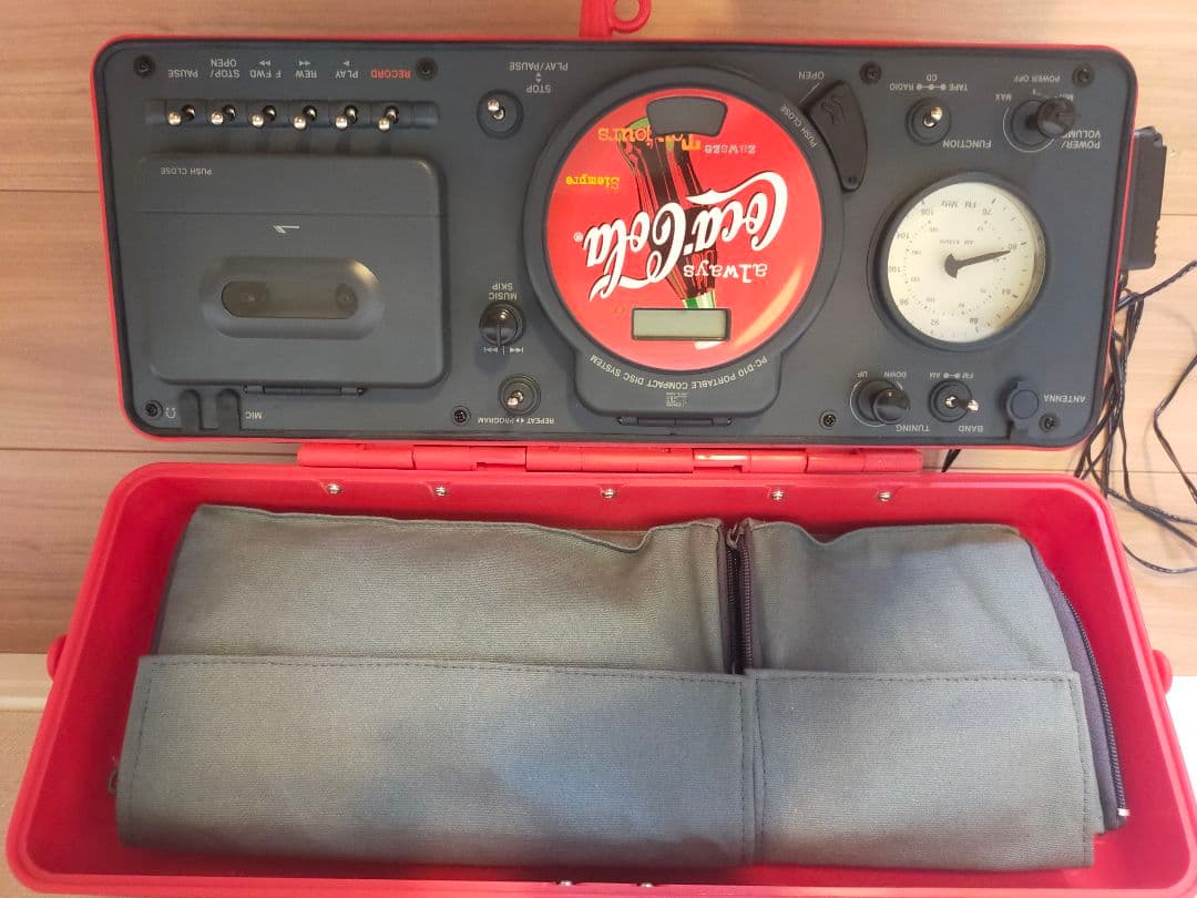 コカ・コーラ　CDラジカセ　非売品