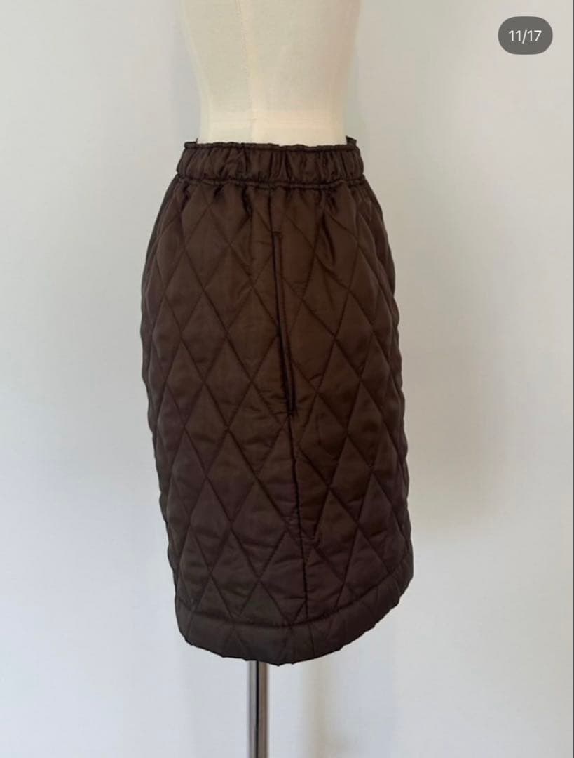 rosymonster POSY キルティングショートパンツ ブラウン