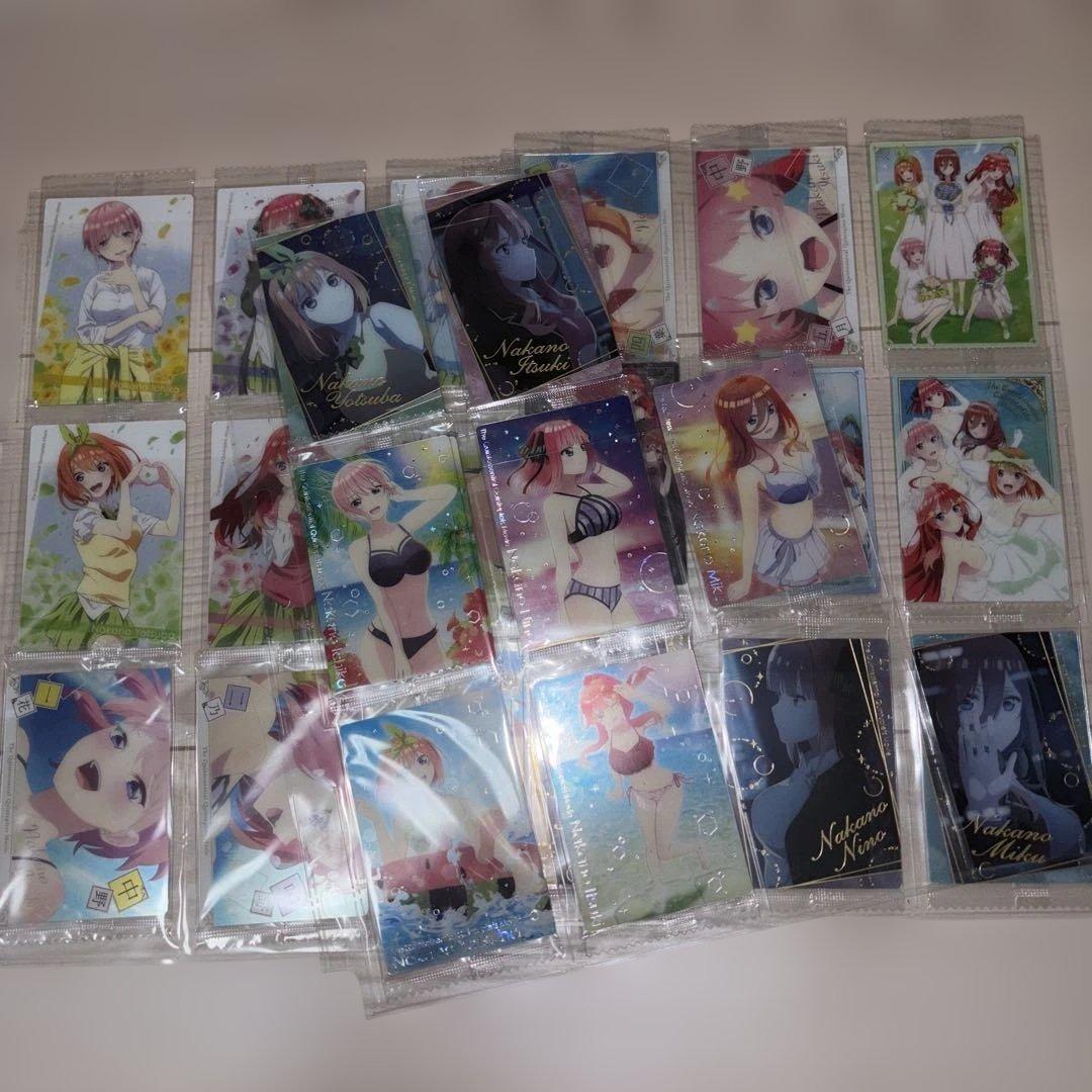 最終限定セール　五等分の花嫁　ウエハースカードまとめ売り　値下げ不可
