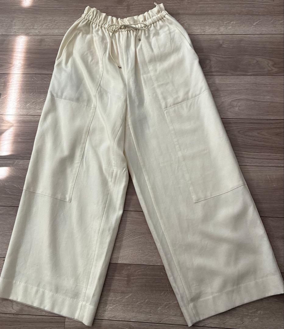ebure アイボリー カジュアルパンツ 36 ロンハーマン