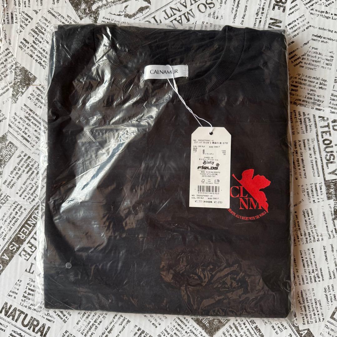 【新品未使用】エヴァ×CALNAMUR 最後のシ者 ロンTee 黒