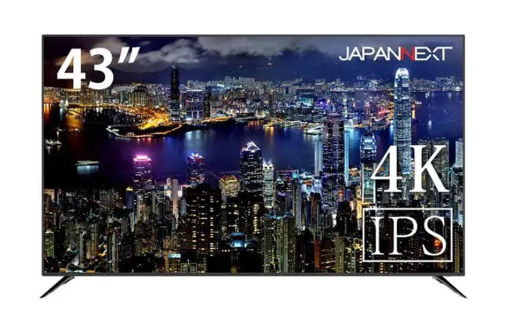 【中古】JAPANNEXT JN-IPS4300TUHD液晶モニター43型