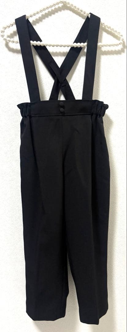 G42新品女の子120フォーマル黒パンツスーツセットスカラップジャケット