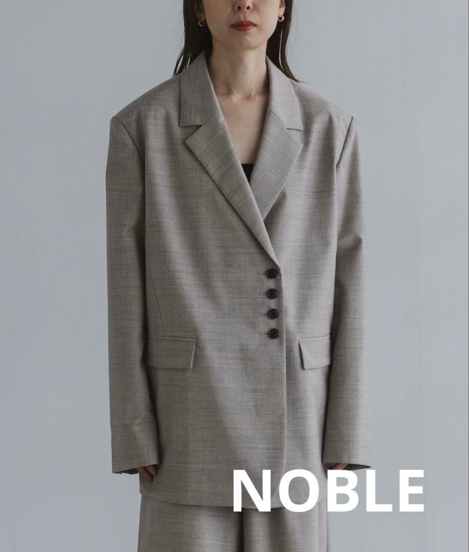 NOBLE エルニ ウールモヘアオーバージャケット