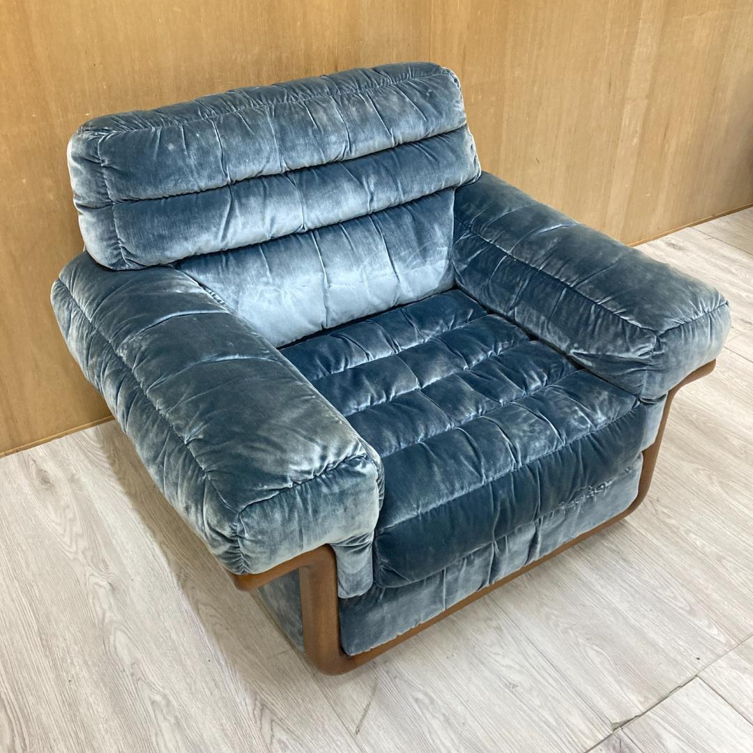 【カリモク】希少　一人掛けソファ　シングルソファ　アームチェア