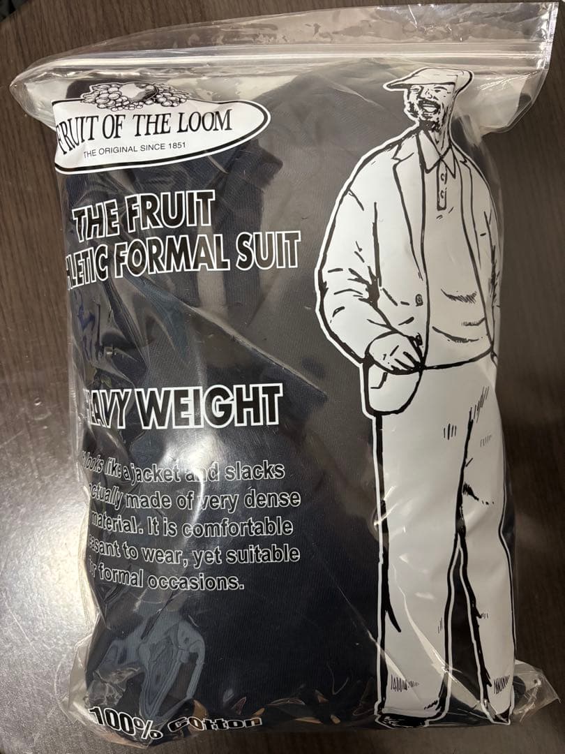 FRUIT OF THE LOOM 金子ATHLETIC FORMAL SUIT