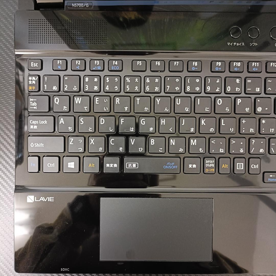 NEC ノートPC Core i7 Windows11 SSD メモリ8GB 黒