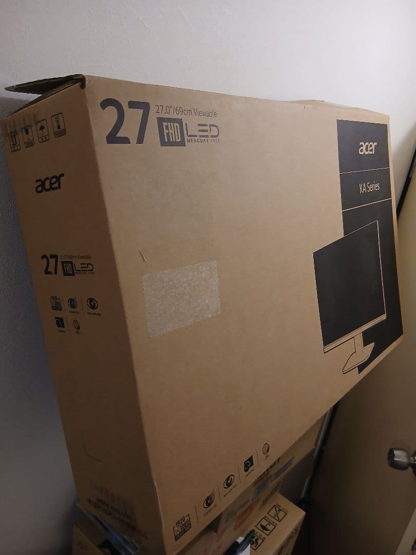 acer KAシリーズ 27インチ FHD LED モニター本体