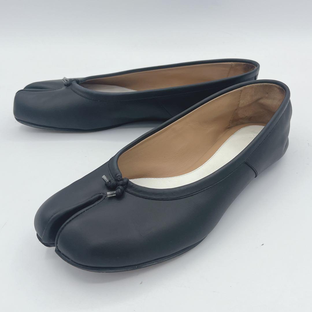 メゾンマルジェラ　足袋バレエシューズ　36センチ　ブラック