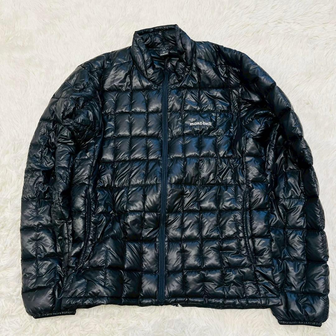 モンベル　プラズマ1000ダウン ジャケット　ブラック　M スタッフバックなし