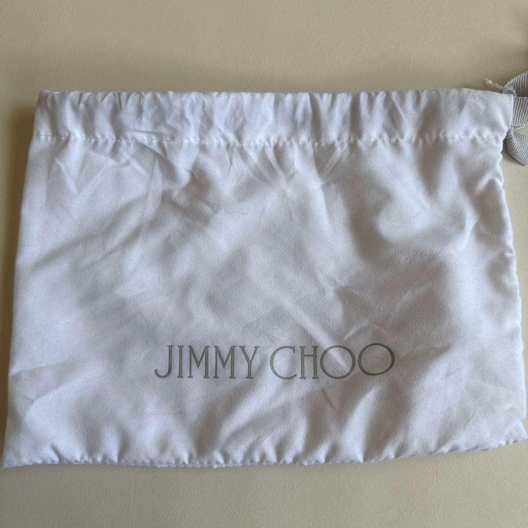 Jimmy Choo 水色スエード パーティーバッグ