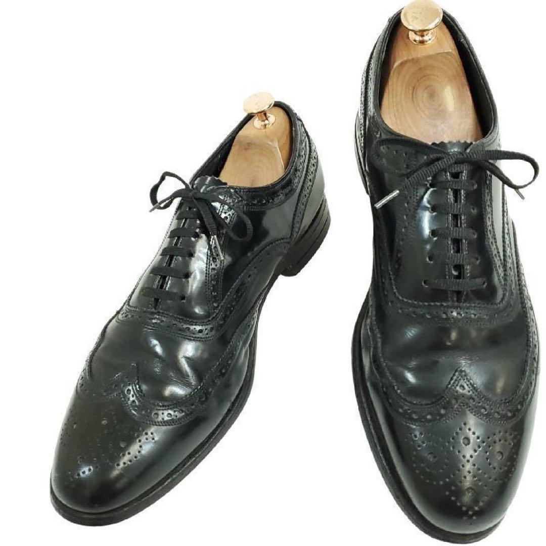 FLORSHEIMフローシャイム 内羽根式ウィングチップレザーシューズ SE84