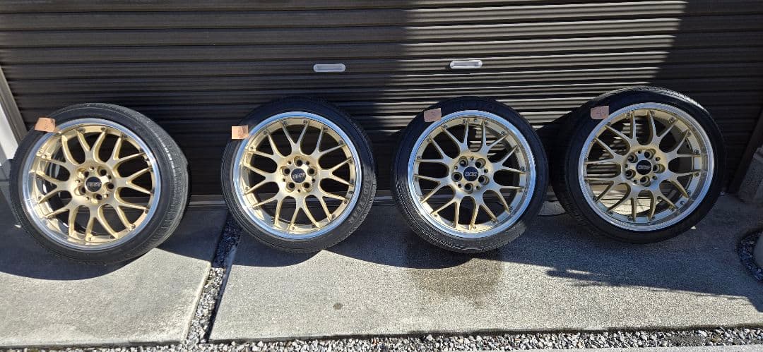 BBS RS-GT 18インチ 4本セット マックガード付き 86プリウスCT