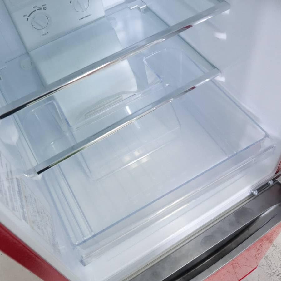 DAEWOO 150L 2ドア 冷蔵庫 DR-C15AR レトロ風 レッド 右開