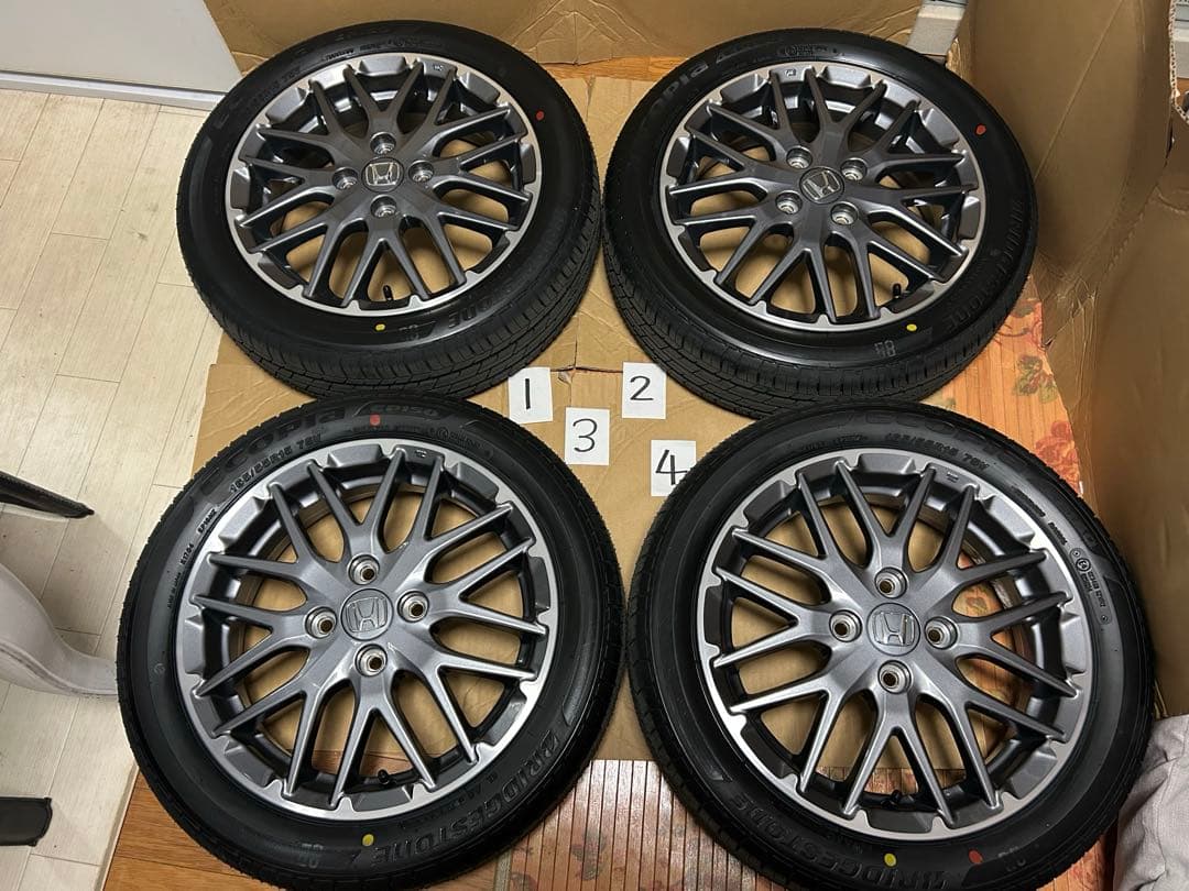 NBOXカスタムターボ【JF5】　15インチ純正ホイール＋タイヤ　4本セット
