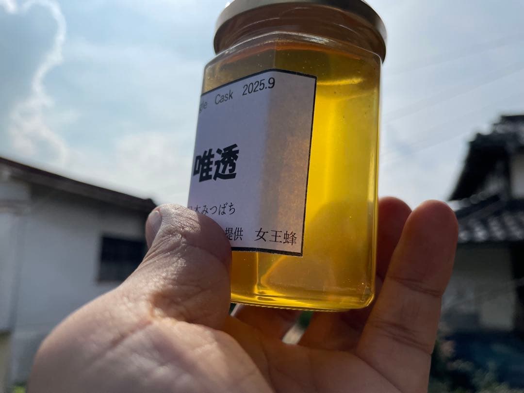 【女王蜂】専用　オリジナルはちみつ（日本ミツバチ）