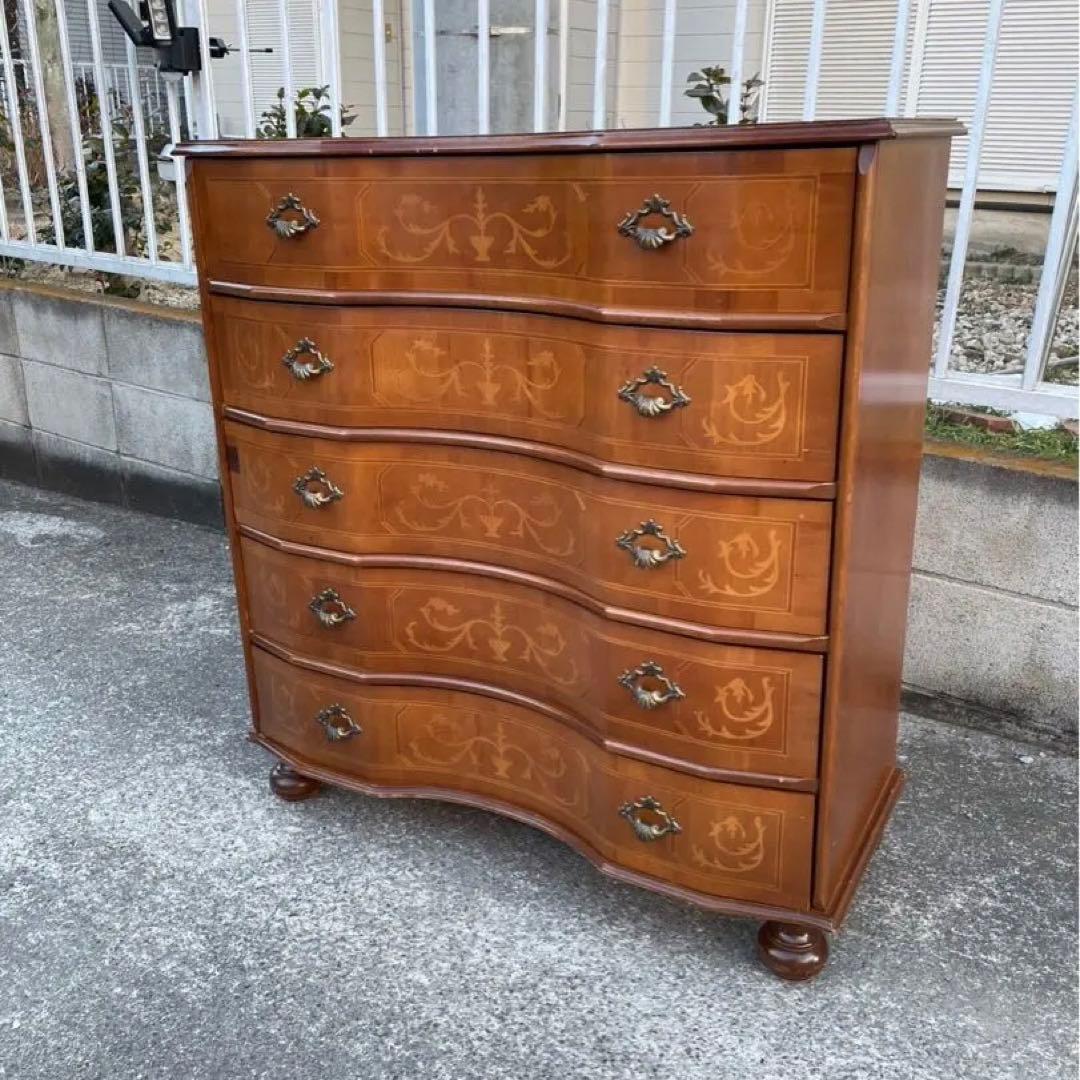 イタリア製　象嵌　チェスト　サイドボード　アンティーク